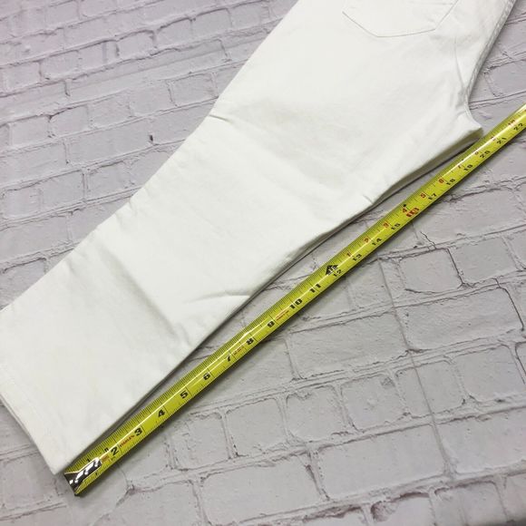 NWT New York & Co. Women Legging Crop Jeans Size 12 White Denim B187 -20 - Picture 4 of 13